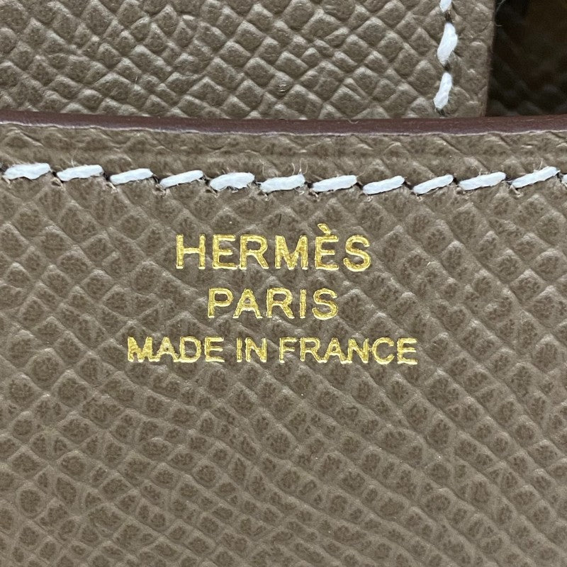 エルメス HERMES コンスタンス3 ミニ W刻 エトゥープ ゴールド金具 エプソン レディース ショルダーバッグ