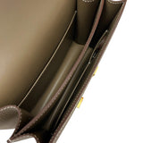 エルメス HERMES コンスタンス3 ミニ W刻 エトゥープ ゴールド金具 エプソン レディース ショルダーバッグ