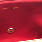 シャネル CHANEL ミニマトラッセ レッド×GD金具 ラム レディース ショルダーバッグ