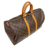 ルイ・ヴィトン LOUIS VUITTON キーポル45 M41428 ブラウン　ゴールド金具 モノグラム ユニセックス ボストンバッグ