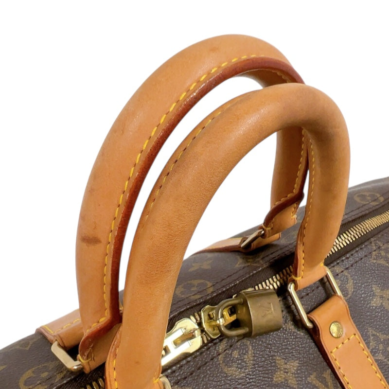 ルイ・ヴィトン LOUIS VUITTON キーポル45 M41428 ブラウン　ゴールド金具 モノグラム ユニセックス ボストンバッグ