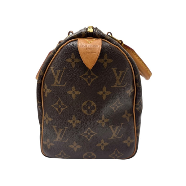 ルイ・ヴィトン LOUIS VUITTON スピーディ25 モノグラム PVC レザー レディース ハンドバッグ