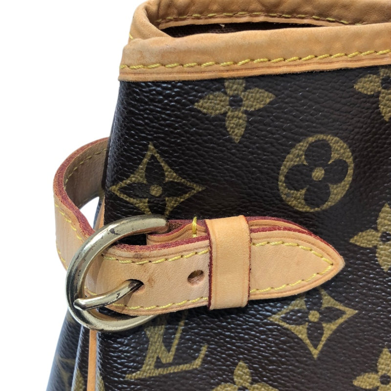ルイ・ヴィトン LOUIS VUITTON パティニョール・オリゾンタル M51154 ブラウン　ゴールド金具 モノグラム ユニセックス ハンドバッグ