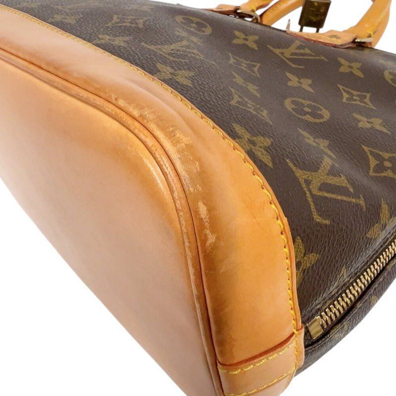 ルイ・ヴィトン LOUIS VUITTON アルマ M51130 ブラウン　ゴールド金具 モノグラム レディース ハンドバッグ