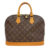 ルイ・ヴィトン LOUIS VUITTON アルマ M51130 ブラウン　ゴールド金具 モノグラム レディース ハンドバッグ