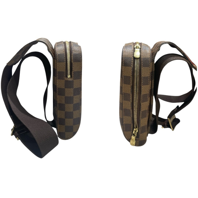 ルイ・ヴィトン LOUIS VUITTON ジェロニモス N51994 ブラウン ダミエ PVC メンズ ボディバッグ