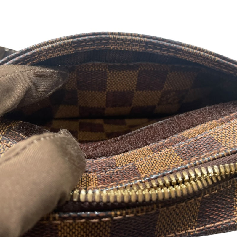 ルイ・ヴィトン LOUIS VUITTON ジェロニモス N51994 ブラウン ダミエ PVC メンズ ボディバッグ