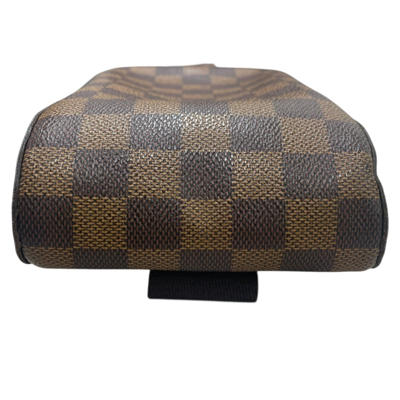 ルイ・ヴィトン LOUIS VUITTON ジェロニモス N51994 ブラウン ダミエ PVC メンズ ボディバッグ