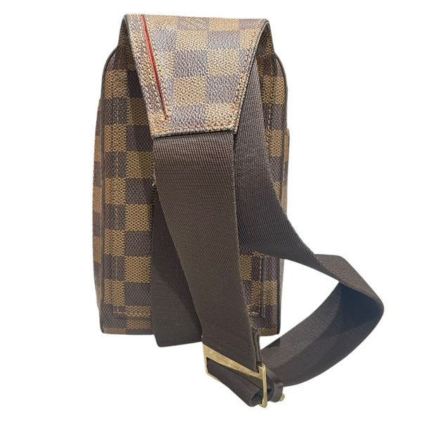 ルイ・ヴィトン LOUIS VUITTON ジェロニモス N51994 ブラウン ダミエ PVC メンズ ボディバッグ