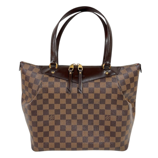 ルイ・ヴィトン LOUIS VUITTON ウェストミンスターPM N41103 ブラウン　ゴールド金具 ダミエ レディース トートバッグ