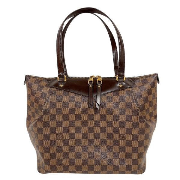 ルイ・ヴィトン LOUIS VUITTON ウェストミンスターPM N41103 ブラウン　ゴールド金具 ダミエ レディース トートバッグ