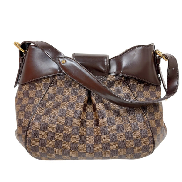 ルイ・ヴィトン LOUIS VUITTON システィナMM N41541 ブラウン　ゴールド金具 ダミエキャンパス メンズ トートバッグ