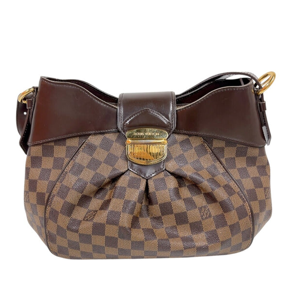 ルイ・ヴィトン LOUIS VUITTON システィナMM N41541 ブラウン　ゴールド金具 ダミエキャンパス メンズ トートバッグ