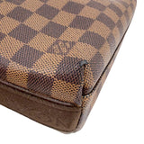 ルイ・ヴィトン LOUIS VUITTON トロター・ボブール N41135 ブラウン　ゴールド金具 ダミエ メンズ ショルダーバッグ