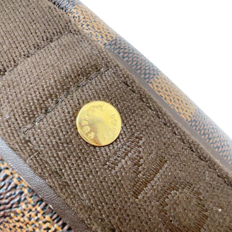ルイ・ヴィトン LOUIS VUITTON トロター・ボブール N41135 ブラウン　ゴールド金具 ダミエ メンズ ショルダーバッグ
