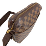 ルイ・ヴィトン LOUIS VUITTON トロター・ボブール N41135 ブラウン　ゴールド金具 ダミエ メンズ ショルダーバッグ