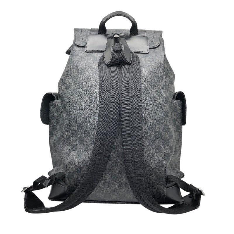 ルイ・ヴィトン LOUIS VUITTON クリストファーPM N41379 ダミエ・グラフィット メンズ リュック・デイパック