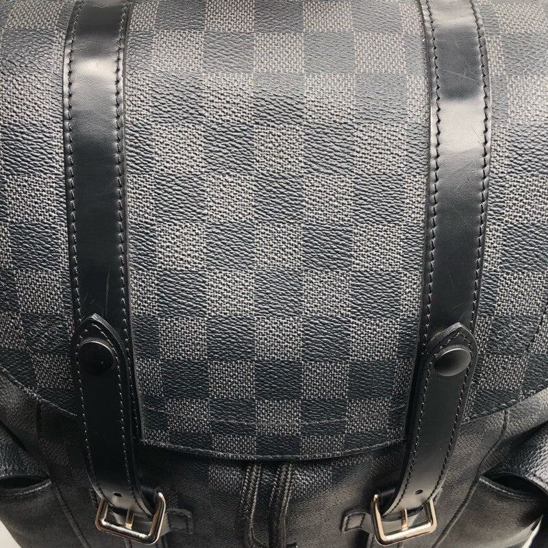 ルイ・ヴィトン LOUIS VUITTON クリストファーPM N41379 ダミエ・グラフィット メンズ リュック・デイパック