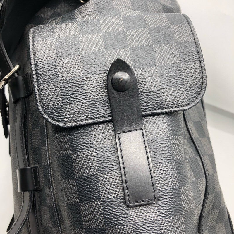 ルイ・ヴィトン LOUIS VUITTON クリストファーPM N41379 ダミエ・グラフィット メンズ リュック・デイパック