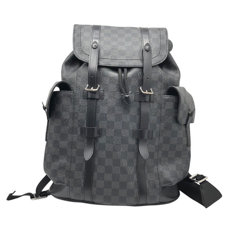 ルイ・ヴィトン LOUIS VUITTON クリストファーPM N41379 ダミエ・グラフィット メンズ リュック・デイパック