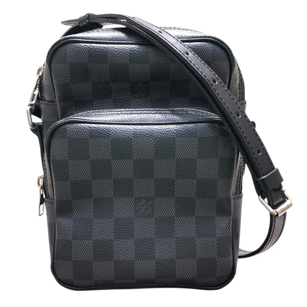 ルイ・ヴィトン LOUIS VUITTON レム N41446 グレー ブラック PVC ダミエグラフィット レディース ショルダーバッグ