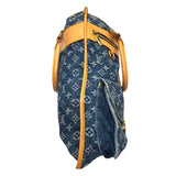 ルイ・ヴィトン LOUIS VUITTON フラットショッパー M95018 ブルー モノグラム・デニム レディース トートバッグ