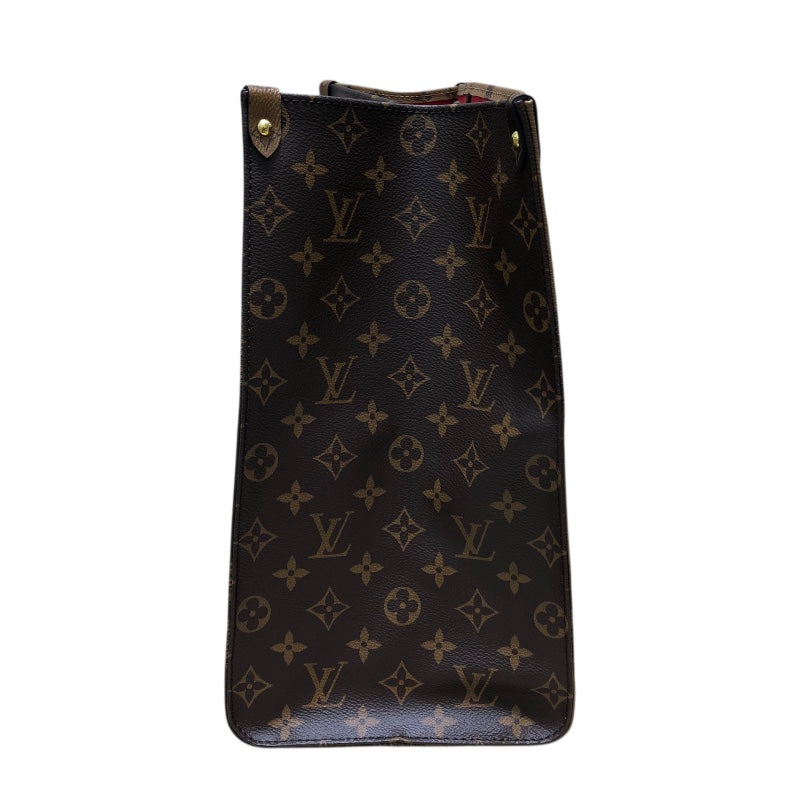 ルイ・ヴィトン LOUIS VUITTON オンザゴーGM　 モノグラム　ジャイアント・リバース PVC レディース ハンドバッグ