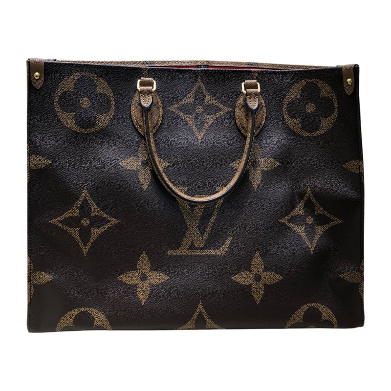 ルイ・ヴィトン LOUIS VUITTON オンザゴーGM　 モノグラム　ジャイアント・リバース PVC レディース ハンドバッグ