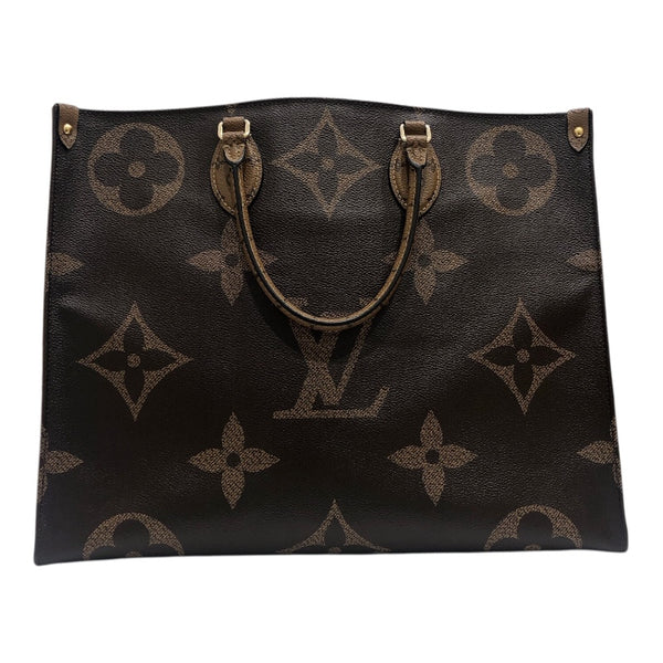 ルイ・ヴィトン LOUIS VUITTON オンザゴーGM M44576 モノグラムジャイアント・リバース レディース ハンドバッグ