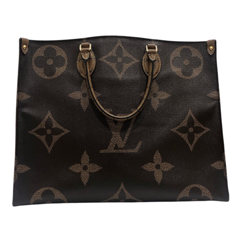 ルイ・ヴィトン LOUIS VUITTON オンザゴーGM M44576 モノグラムジャイアント・リバース レディース ハンドバッグ