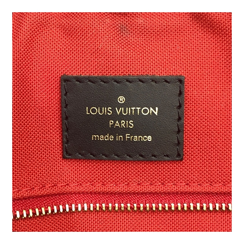 ルイ・ヴィトン LOUIS VUITTON オンザゴーGM M44576 モノグラムジャイアント・リバース レディース ハンドバッグ