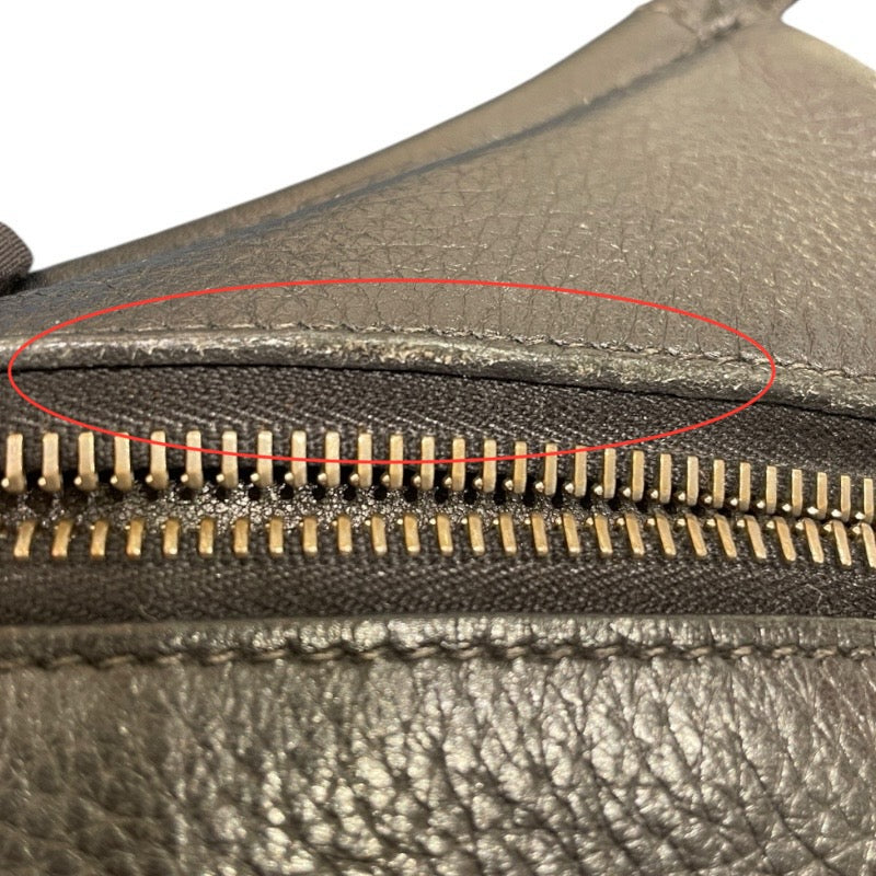 エルメス HERMES カカウェット ブラック トゴ レディース ショルダーバッグ