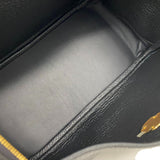 エルメス HERMES リンディ26 W刻 ブラック ゴールド金具 トリヨン レディース ハンドバッグ