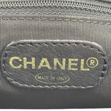 シャネル CHANEL ココマーク レザートートバッグ 5番台 ブラック ラムスキン レディース トートバッグ