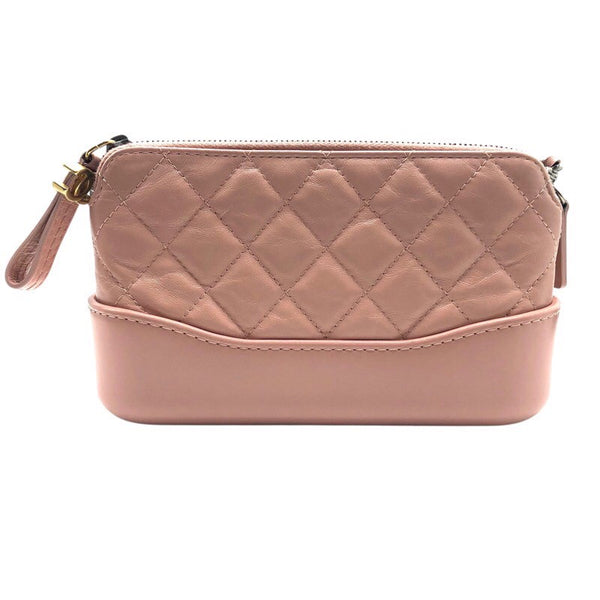 シャネル CHANEL ガブリエルドゥシャネル チェーンウォレット A94505 ピンク/GD金具×SV金具 レザー レディース ショルダーバッグ
