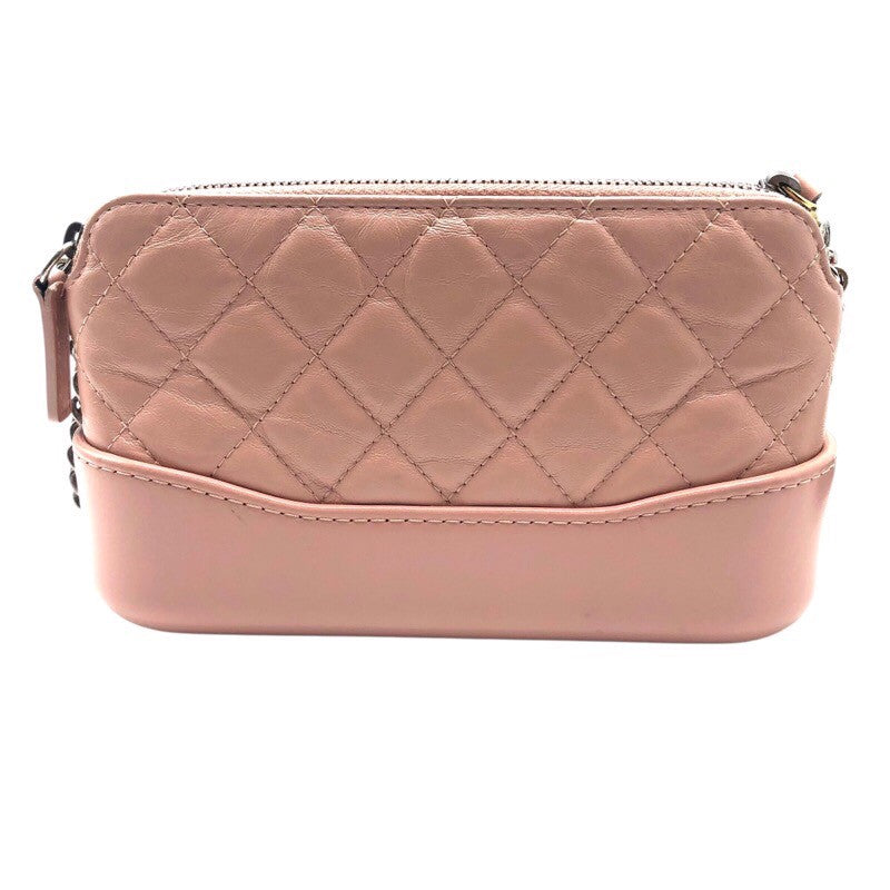 シャネル CHANEL ガブリエルドゥシャネル チェーンウォレット A94505 ピンク/GD金具×SV金具 レザー レディース ショルダーバッグ