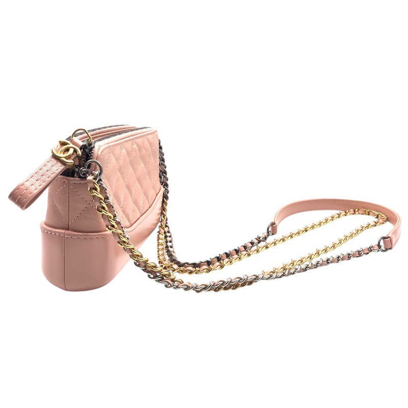 シャネル CHANEL ガブリエルドゥシャネル チェーンウォレット A94505 ピンク/GD金具×SV金具 レザー レディース ショルダーバッグ