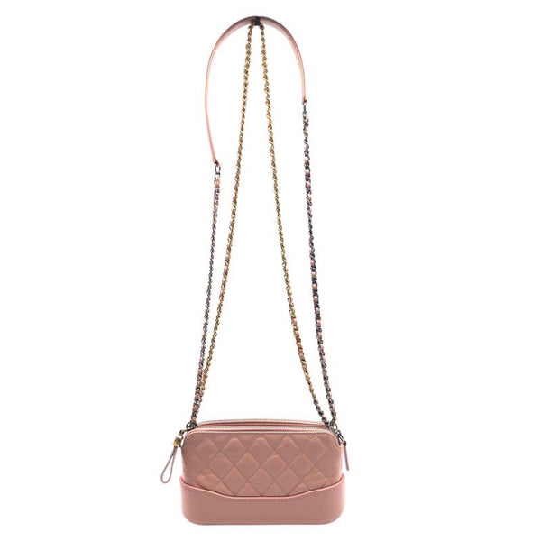 シャネル CHANEL ガブリエルドゥシャネル チェーンウォレット A94505 ピンク/GD金具×SV金具 レザー レディース ショルダーバッグ