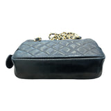 シャネル CHANEL マトラッセ チェーンハンドバッグ 11番台 ブラック GD金具 ラムスキン レディース ショルダーバッグ