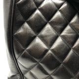 シャネル CHANEL マトラッセ レザートートバッグ ブラック×GD金具 ラムスキン レディース トートバッグ