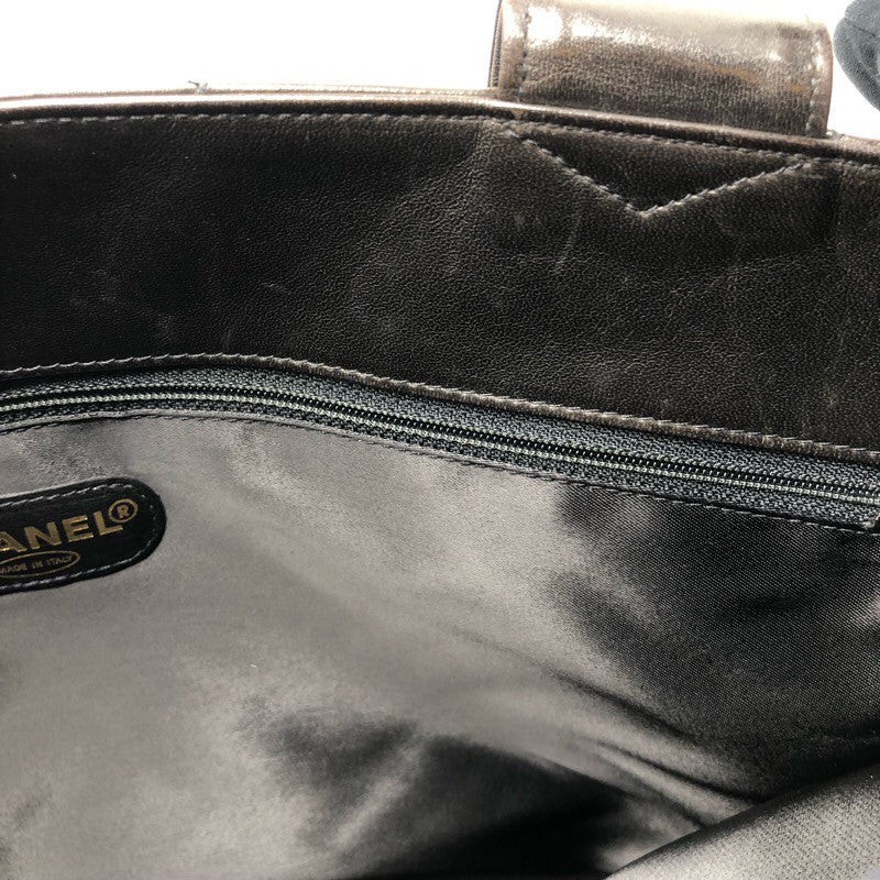 シャネル CHANEL マトラッセ レザートートバッグ ブラック×GD金具 ラムスキン レディース トートバッグ