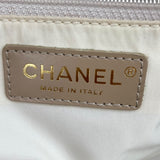 シャネル CHANEL ニュートラベルライン ボストンバッグ A15828 10番台 ベージュ ナイロンジャガード レディース ハンドバッグ