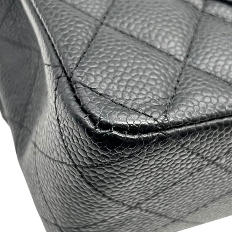 シャネル CHANEL マトラッセ25 A01112 ブラック ゴールド金具 キャビアスキン レディース ショルダーバッグ