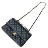シャネル CHANEL マトラッセ25 A01112 ブラック ゴールド金具 キャビアスキン レディース ショルダーバッグ