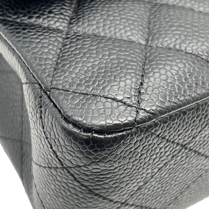 シャネル CHANEL マトラッセ25 A01112 ブラック ゴールド金具 キャビアスキン レディース ショルダーバッグ