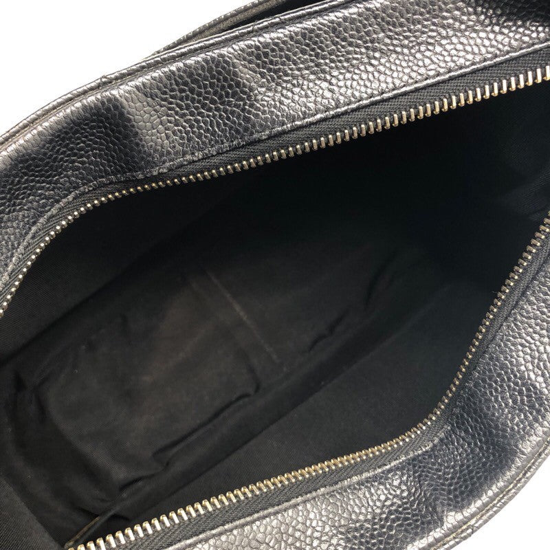 シャネル CHANEL ココマーク　セミショルダーバッグ A20993 ブラック/ゴールド金具 キャビア レディース ショルダーバッグ