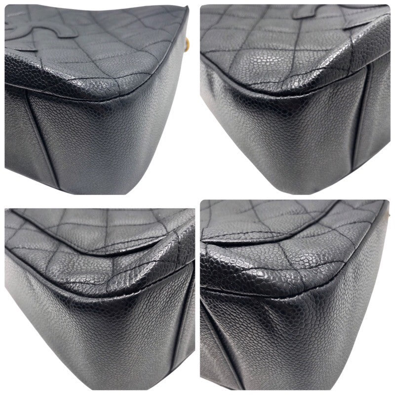 シャネル CHANEL ココマーク　セミショルダーバッグ A20993 ブラック/ゴールド金具 キャビア レディース ショルダーバッグ