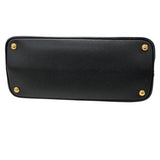 プラダ PRADA ドゥーブレ　サフィアーノ2wayトートバッグ BN2775 ブラック ゴールド金具 レザー レディース ハンドバッグ