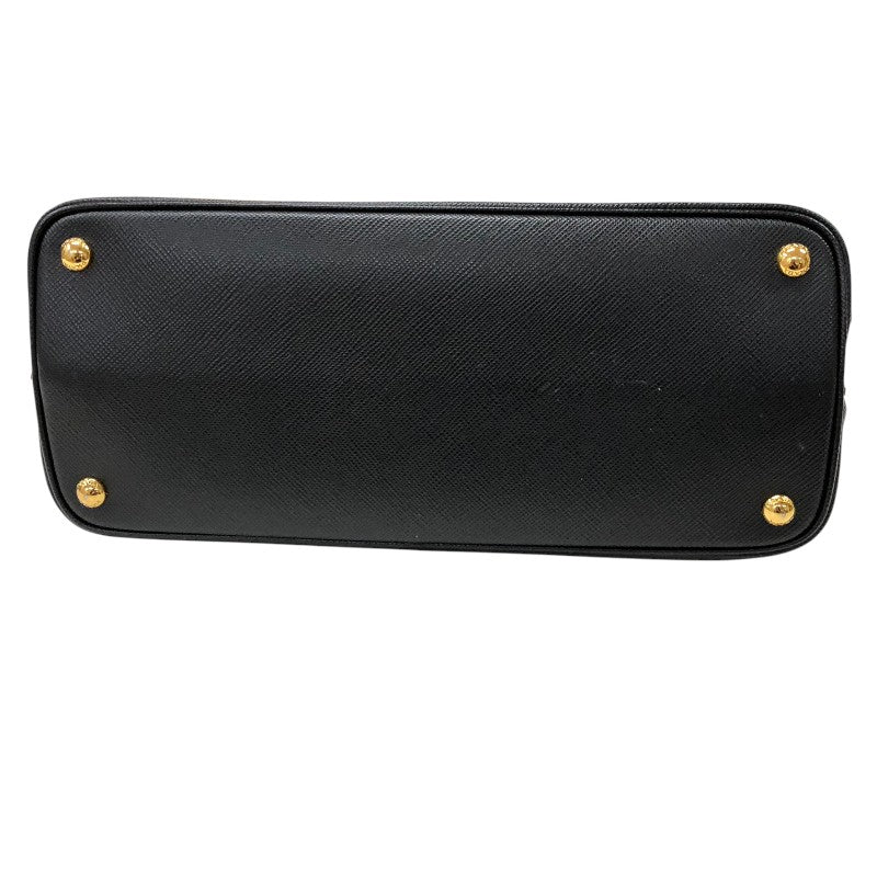プラダ PRADA ドゥーブレ　サフィアーノ2wayトートバッグ BN2775 ブラック ゴールド金具 レザー レディース ハンドバッグ