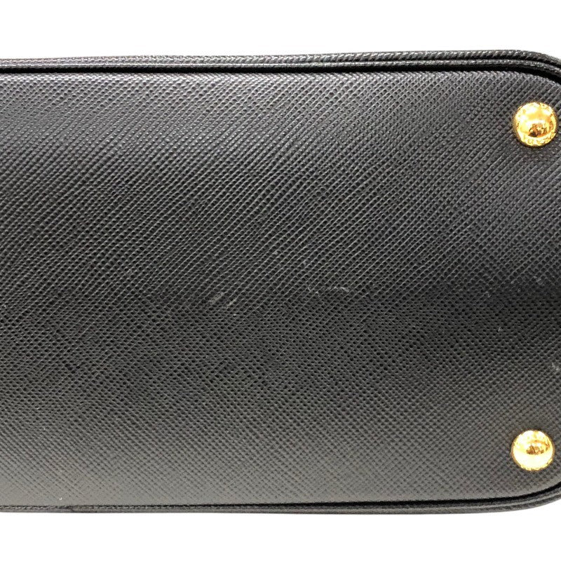 プラダ PRADA ドゥーブレ　サフィアーノ2wayトートバッグ BN2775 ブラック ゴールド金具 レザー レディース ハンドバッグ